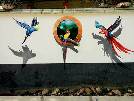 濮阳视觉错位-3D墙绘设计