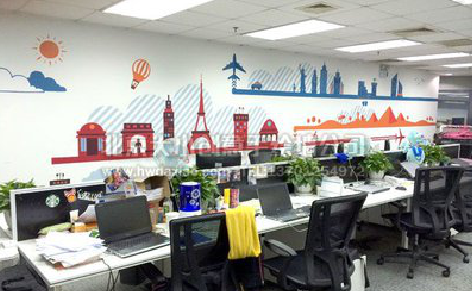 濮阳教你设计办公室墙绘的方法。