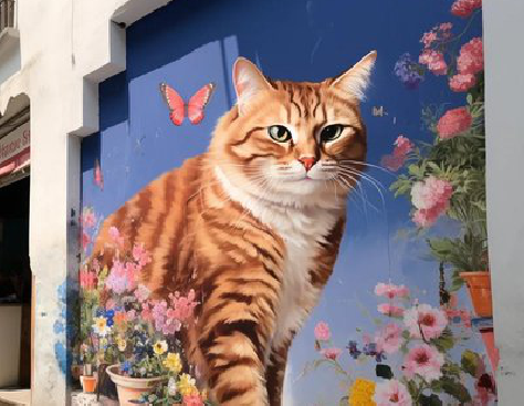 濮阳自己绘制有个性的手绘墙