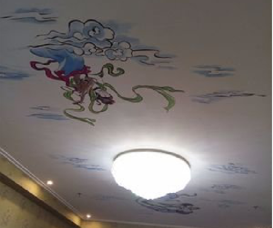 濮阳如何快速绘制天花板上的手绘墙？