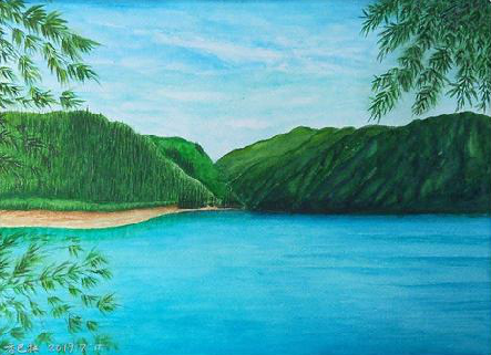 濮阳在墙绘中，如何绘画绿水青山？