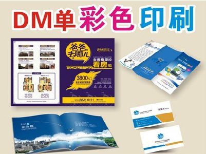 濮阳单页印刷，色彩搭配简单。